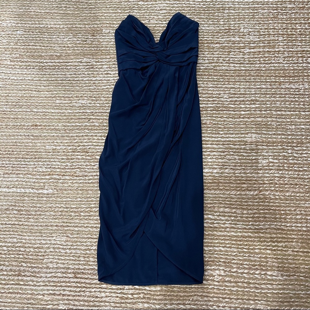 Zimmerman navy silk dress